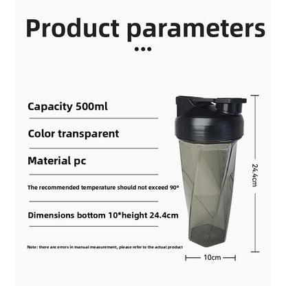 Fitness shake shaker protein powder mixing cup