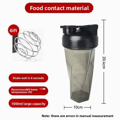 Fitness shake shaker protein powder mixing cup