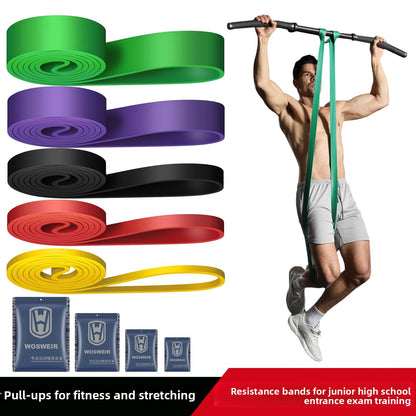 Elastic Resistance Bands for Fitness and Yoga Training