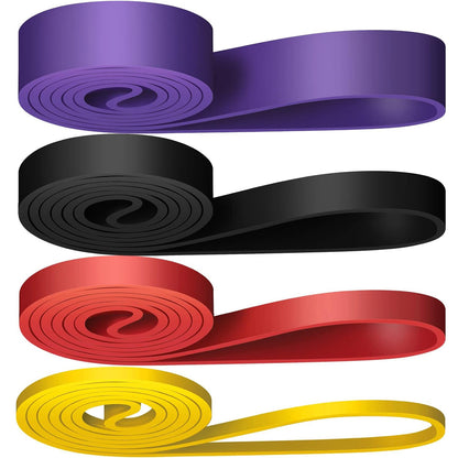 Elastic Resistance Bands for Fitness and Yoga Training